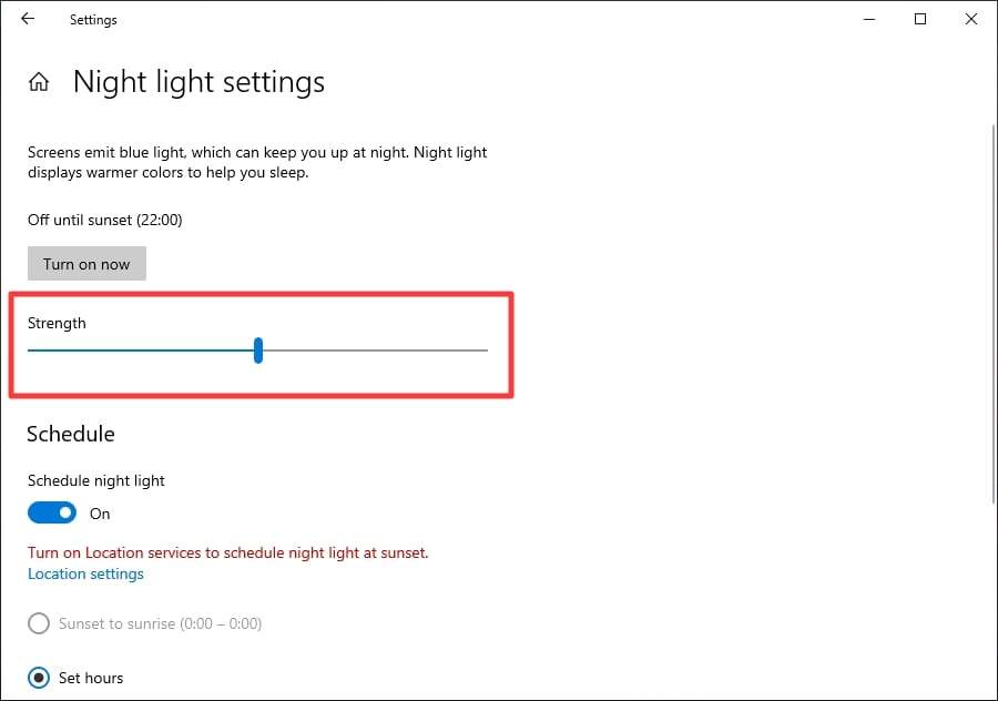 How to Enable Windows 10' Night Light on to Reduce Eye Strain