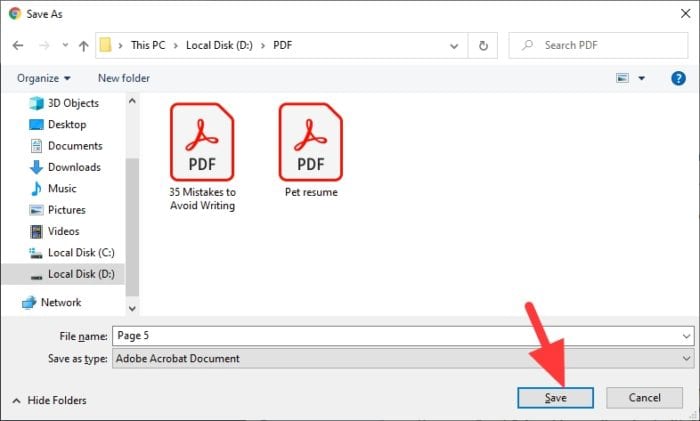 save one page pdf - How to Save One Single Page of a PDF Using Chrome 15