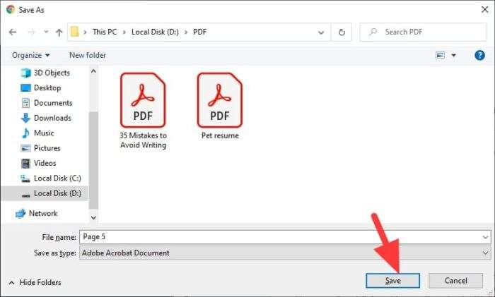 save one page pdf - How to Save One Single Page of a PDF Using Chrome 15