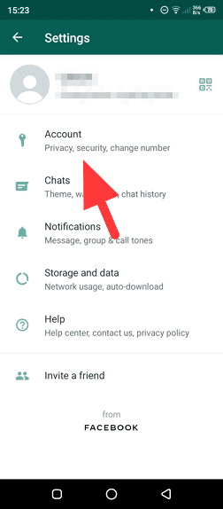 account - How to Lock Your WhatsApp Chats with Fingerprint Authentication 7