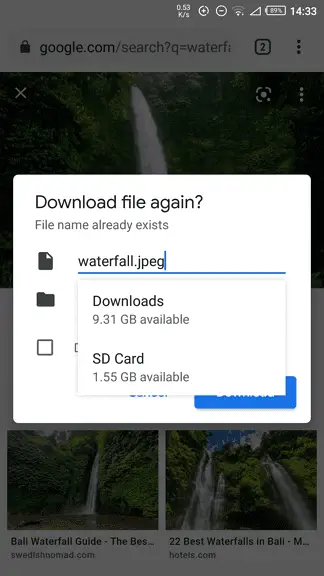 download file - How to Change Chrome's Download Location to SD Card 17