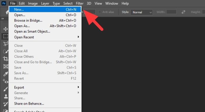 file new - How to Create Your Own Brush in Photoshop 5