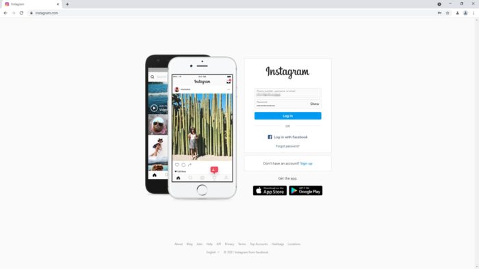instagram web 1 - How to Upload Photo to Instagram from a Browser PC 5