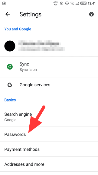 passwords - How to See Your Saved Passwords on Chrome Android 9