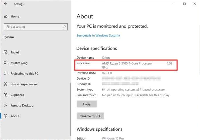 processor - How to Tell What Processor Installed on Your Computer 17