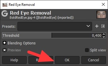 red eye removal tool - How to Fix Multiple Red Eyes Automatically with GIMP 13