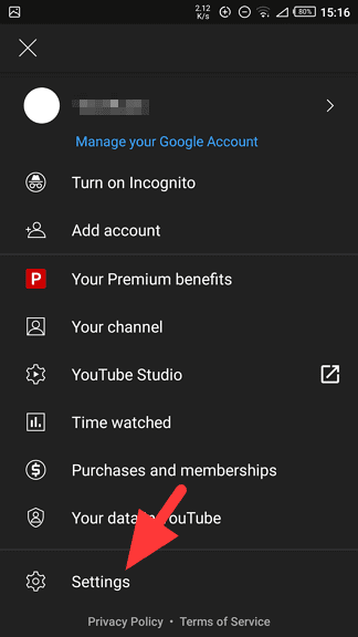 settings - How to Stop Getting Emails & Notifications from Youtube 13