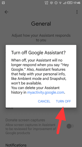 turn off - How to Disable Google Assistant on My Android Phone? 13