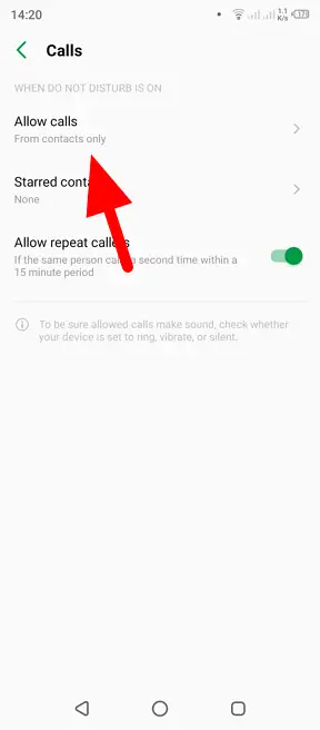 allow calls - How to Block All Incoming Calls on Your Android Phone 11