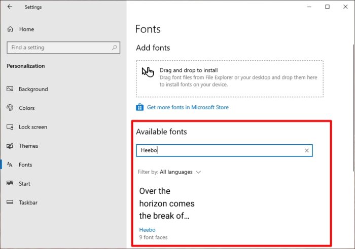 available fonts - How to Add Multiple New Fonts to Windows 10 in an Instant 15