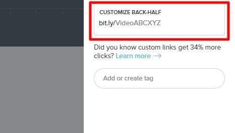 back half link - How to Create Your Custom Bit.ly Links for Free 13