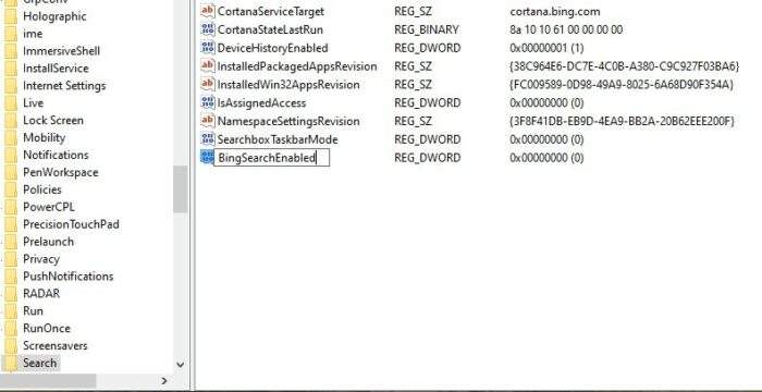 bingsearchenabled - How to Disable Bing 'Search the Web' on Windows 10 Search 11
