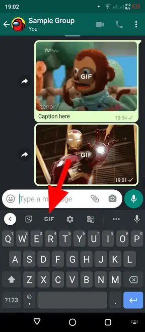gboard gif - How to Send Animated GIF in WhatsApp Chat 23