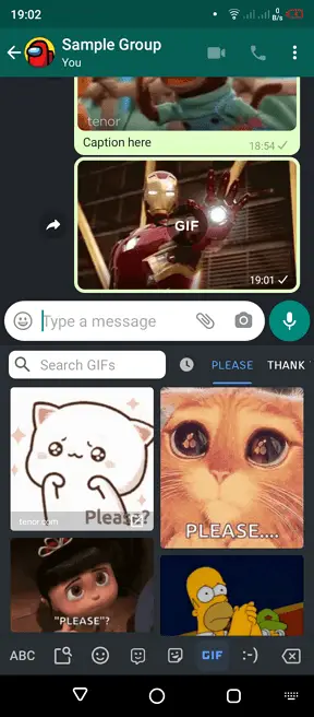 gif database - How to Send Animated GIF in WhatsApp Chat 25
