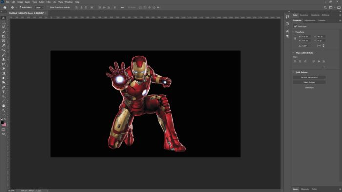 photoshop ironman - How to Create Chalk Style on Photoshop in 2 Minutes or Less 5