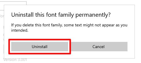 uninstall font permanently - How to Add Multiple New Fonts to Windows 10 in an Instant 21