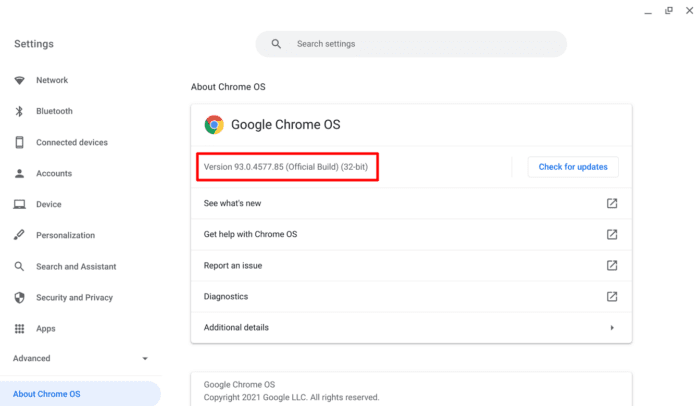 chromebook version - How to Check Chromebook Version & When Its Final Update 9