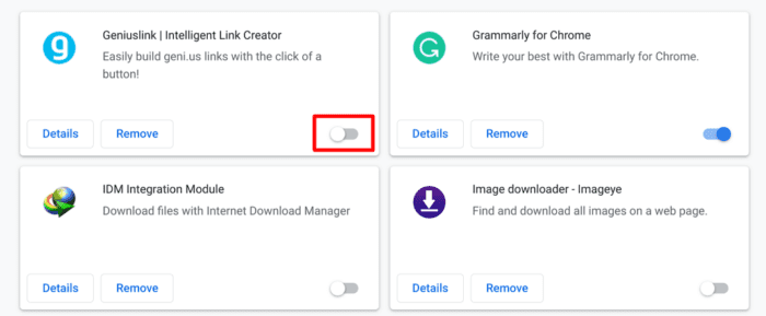 deactivate extensions - 7 Practical Tips to Save Battery on Any Chromebook Model 31