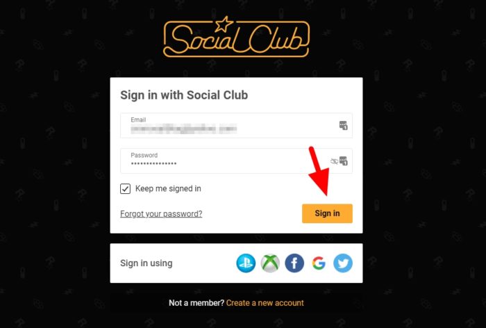sign in with social club - How to Play Cool Custom Races on GTA Online 9