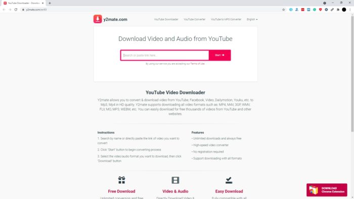 y2mate - 3 Best Free Tools to Download YouTube Video Without Apps 4
