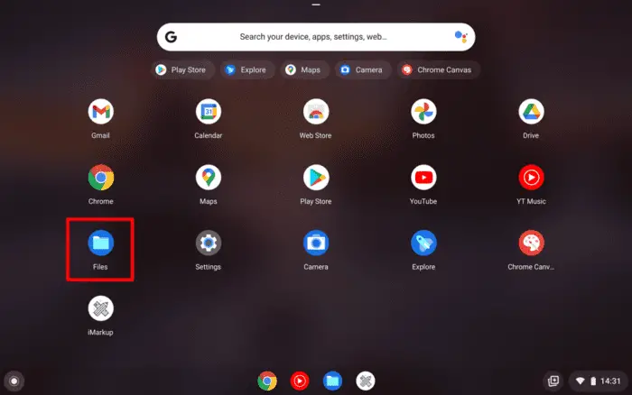 chrome os files - How to Change Chromebook Wallpaper with Your Own Photo 17