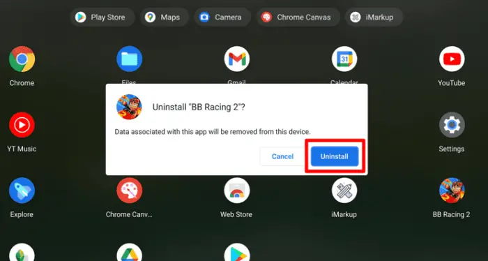 how do i delete an app on chromebook