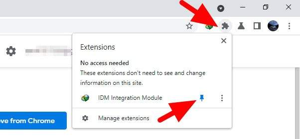 pin idm integration module - How to Add IDM Extension to Chrome to Speed Up Download 13