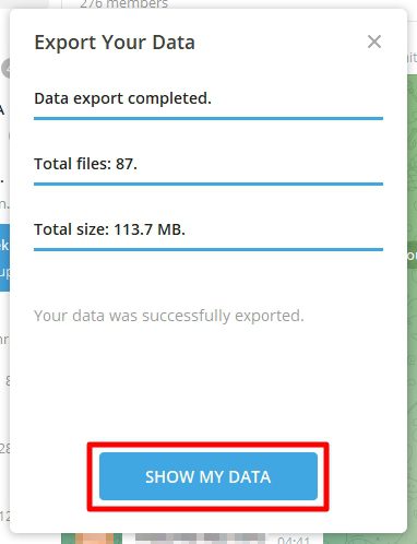 show my data - How to Download All Videos from Telegram Chat / Group 25