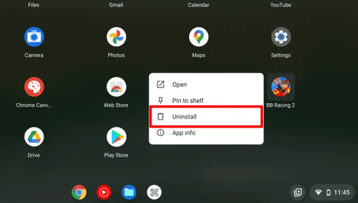 uninstall - How to Delete Apps on Chromebook to Save Storage Space 11