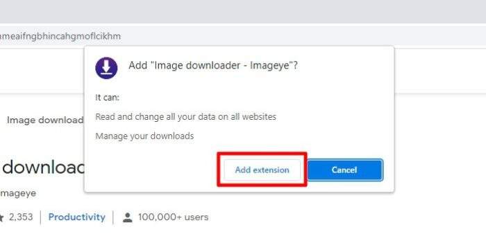 add extension 1 - How to Save Images from Instagram PC 9