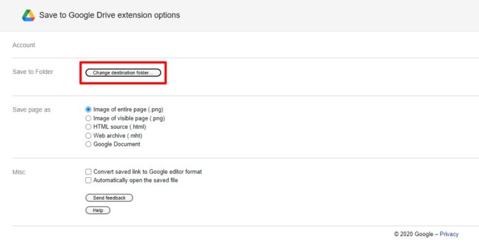 change destination folder - How to Save a YouTube Video Directly to Google Drive 13