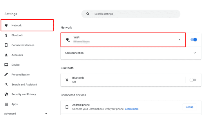 network wifi - How to Find MAC Address on Your Chromebook 7