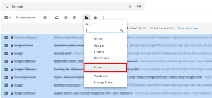 restore deleted messages - How to Mass Delete All Emails on Gmail (Within Seconds) 27