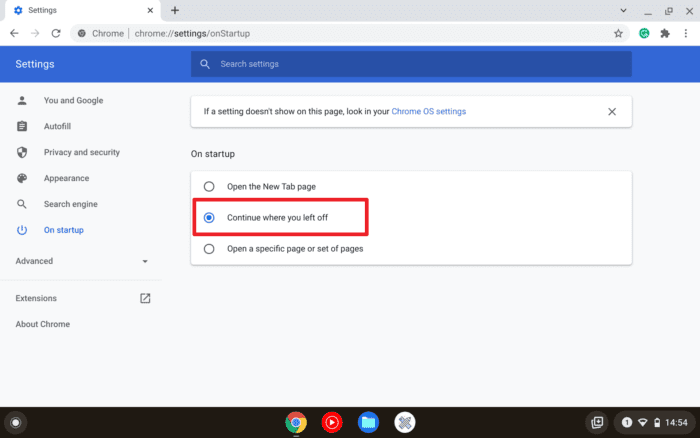 continue where you left off - How to Restore Recently Closed Tabs on Chromebook 15