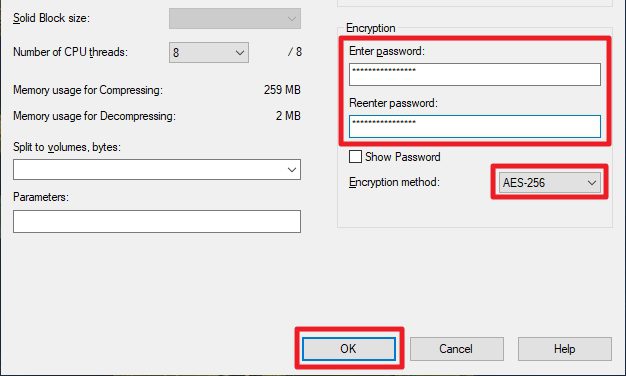 encryption - How to Password Protect Confidential Files With 7-Zip 11