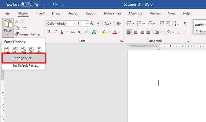 paste special - How to Save an Excel Chart as an Image 45