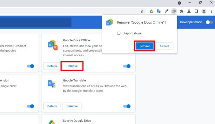 remove extension - How to Manage List of Extensions in Google Chrome 9