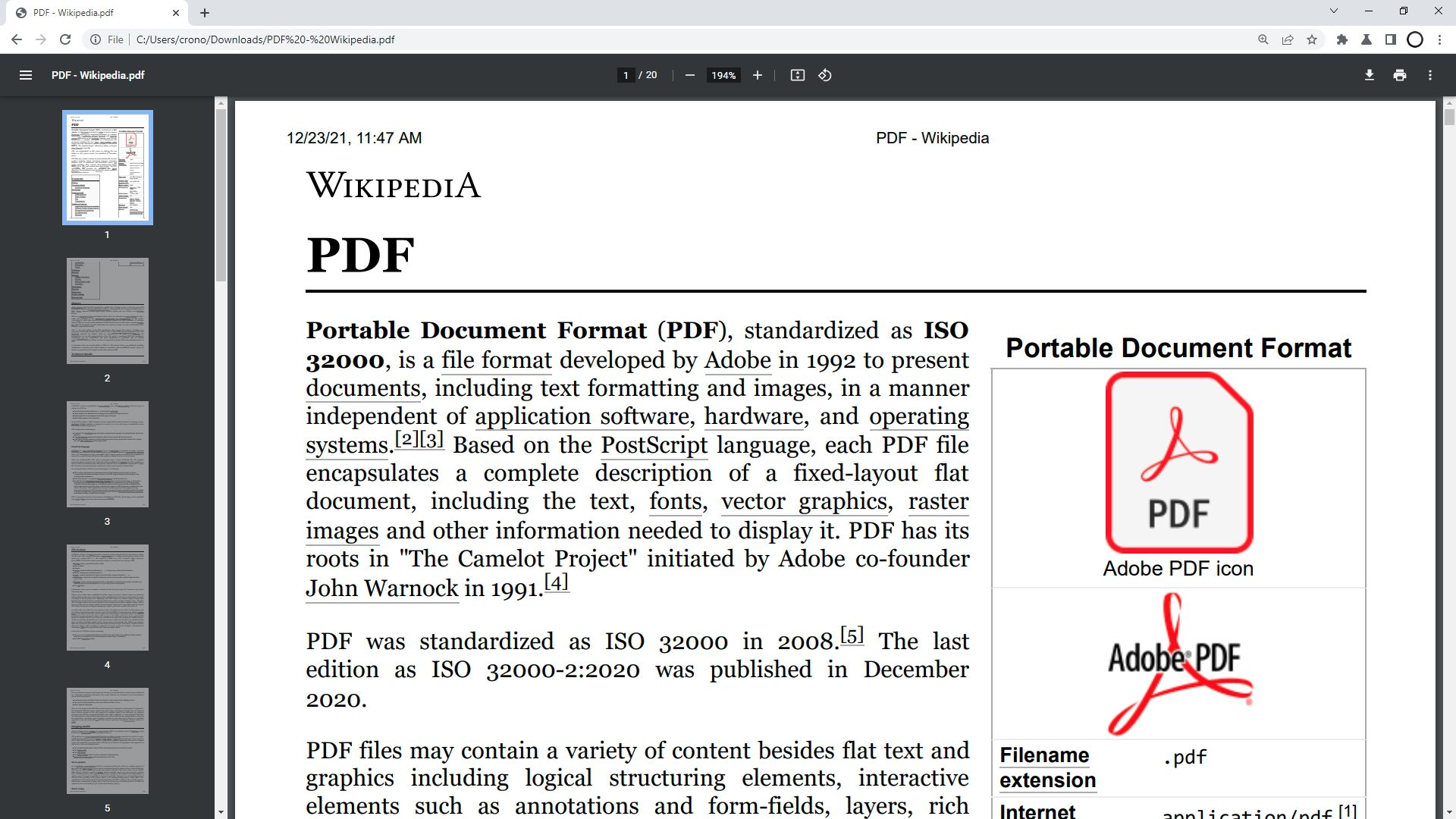 Страницу в pdf. Save web Page as pdf.