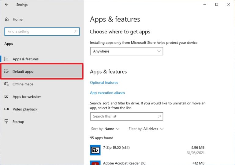 How To Change Default Program "Open With" In Windows 10