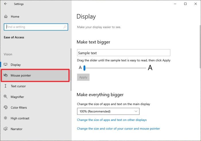 mouse pointer - How to Change the Color of Your Mouse on Windows 10 9