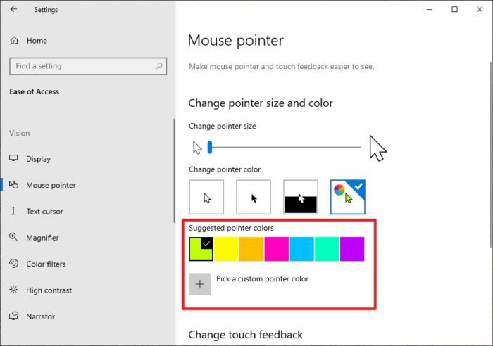 pick a custom color - How to Change the Color of Your Mouse on Windows 10 13
