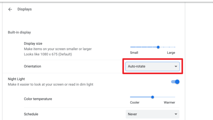 Screenshot 2022 02 01 11.26.03 - How to Rotate Screen on Chromebook Laptop/Tablet 15