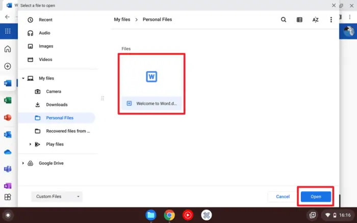 how to download microsoft word on chromebook