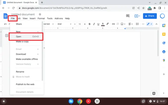 Screenshot 2022 02 24 16.57.43 - How to Open Microsoft Word Document on a Chromebook 21