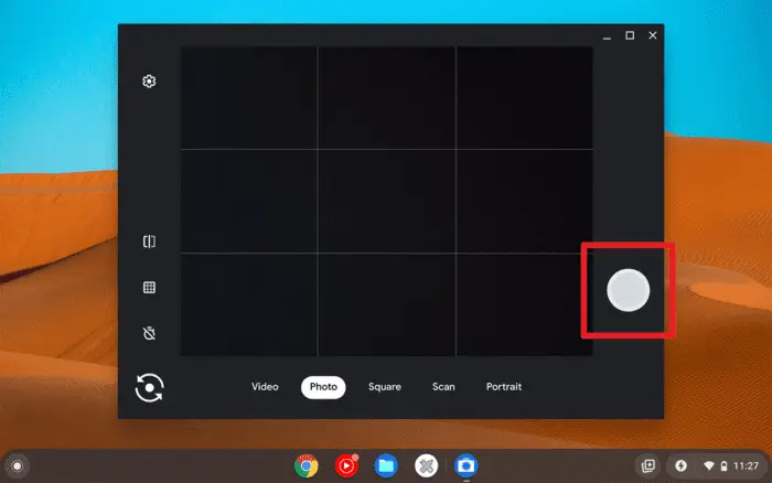 camera button - How to Take a Photo With Your Chromebook Camera 13