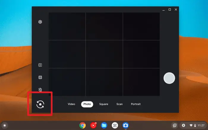 switch camera - How to Take a Photo With Your Chromebook Camera 9