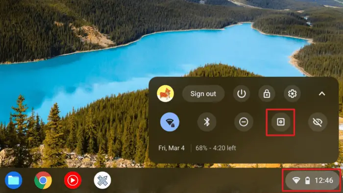 clock screen capture - How to Screen Record Chromebook Without Third-Party App 5