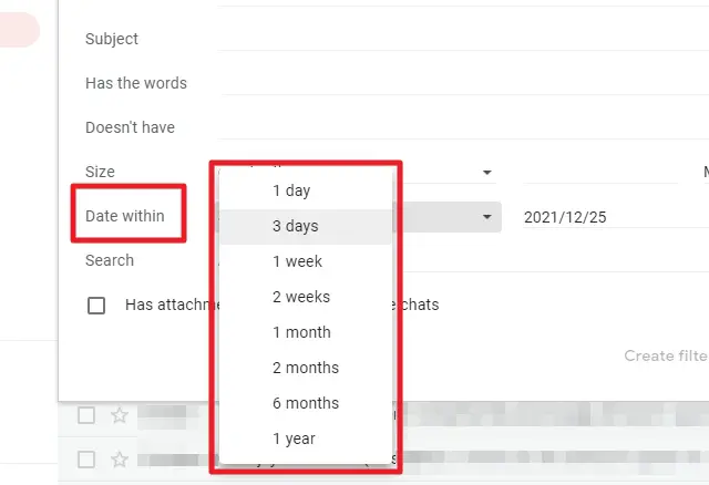 date within - How to Quickly Find Old Emails on Gmail from a Certain Date 11