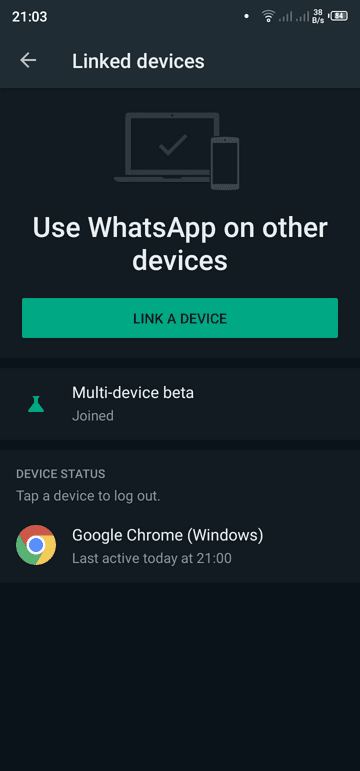 joined - How to Really Use WhatsApp Web Without Your Smartphone 15