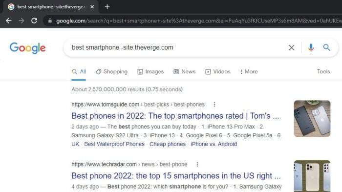 minus site - How to Exclude Specific Terms When Searching on Google 10 minus site - How to Exclude Specific Terms When Searching on Google 9